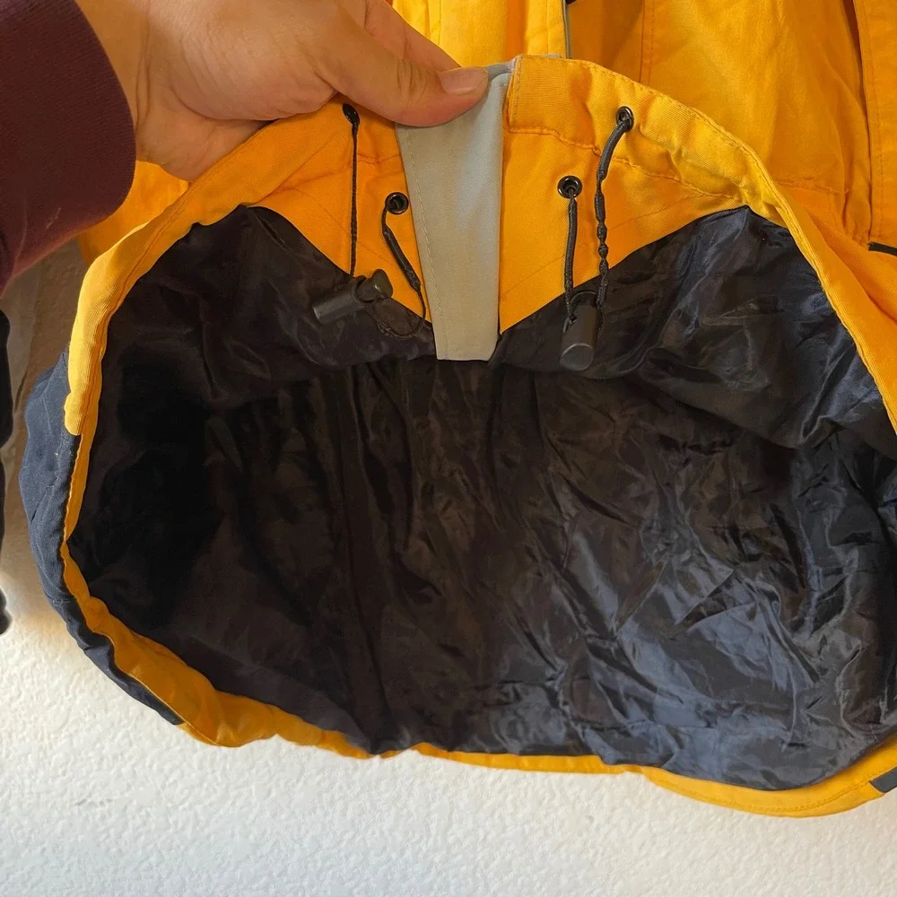 90s Rossignol Ski Snowboard Jacket Mens Size S‎ Yellow Winter Sport Coat